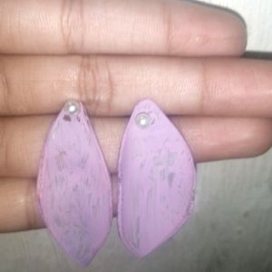 Lavender Colour Earrings