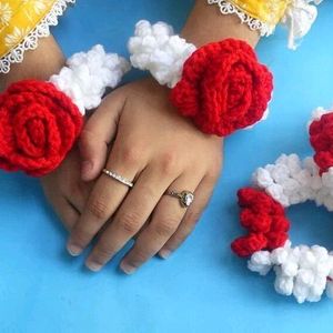 Crochet Rose Gajra