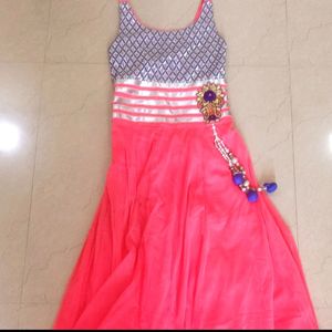 Girls long frock (Festive wear)