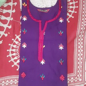 Purple Kurta