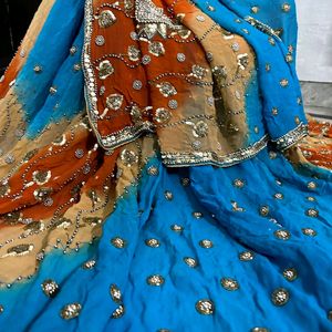 HANDICRAFT RAJPUTI BANDHANI SAREE