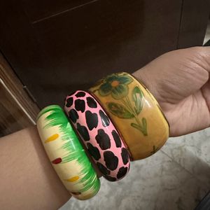 3 Wooden Bracelets