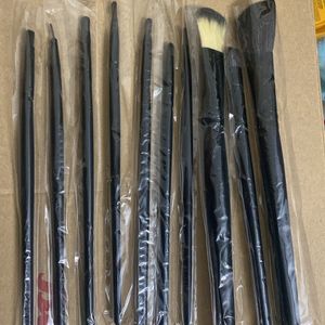 10 pcs Makeup brushes new