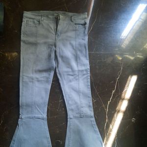 Grey Bootcut Jeans