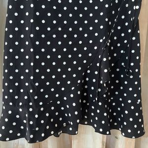 Black Polka Dot Womens Dresses