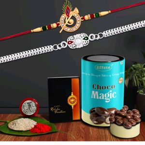 Designer Rakhi (Rakhi gift for brother, chocolate