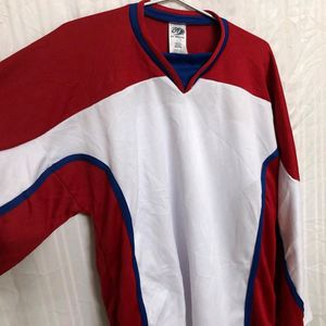 Ot Sports White & Red Jersey