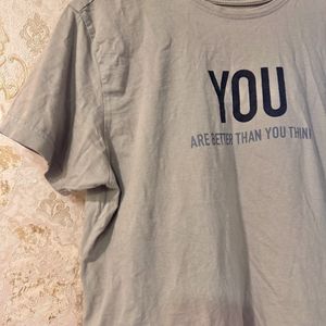 Casual Grey T-shirt, Bust-36/38