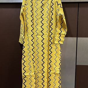 Striped Yellow Kurta