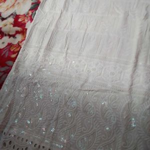 White Chikankari Kurta