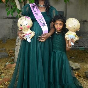 Mom And Daughter Longfrocks