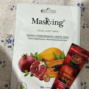 Sheet Mask And Body Butter