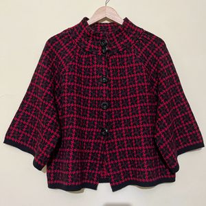 Poncho Style Cute Korean Cardigan