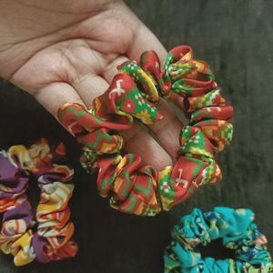 New Printed Scrunchies Combo