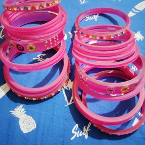 Beautiful Seep Bangles And Chuda Set