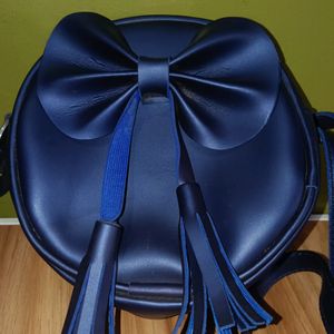 Coquette Navy Blue Crossbody Bag