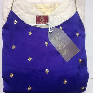 *Kerala Shining Tissue Cotton Kurti - Umbrella Cut