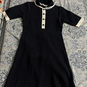 Korean Black Dress