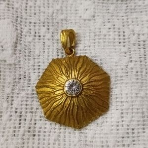 Golden Pendant Without Chain