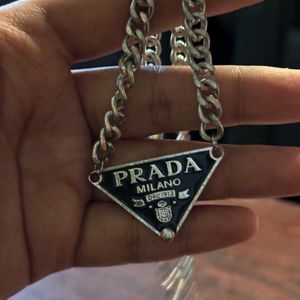 prada chain necklace