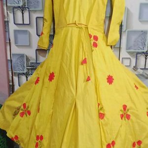 Lemon Long Gown