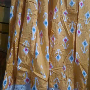 yellow kurti new with tag