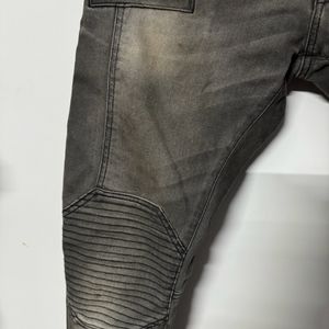 Charcoal Trendy Narrow Denim