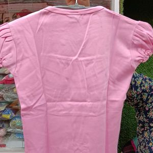 Girls Cute Top In Pink