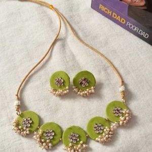 Fabric Jewellery Set