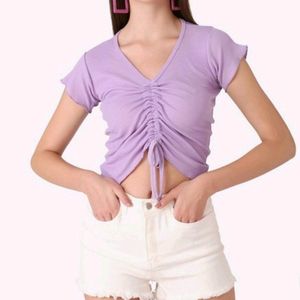 LAVENDER BUTTERFLY TOP