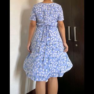 Blue Floral Dress