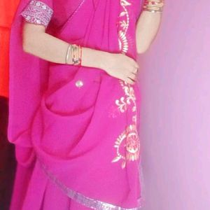 Saree With Blouse Piece