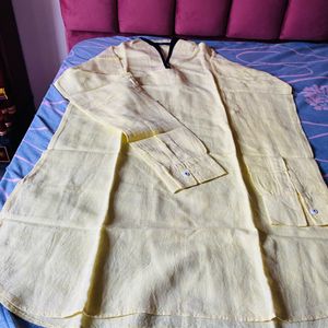 Pure Cotton Kurta For Men