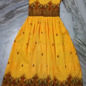 yellow frock