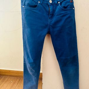 Blue giraffe Cotton Pant In New Condition