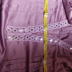 Ethnic Silk Suit IN Lavender Colour