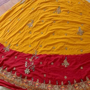 Lehenga Choli And Duptta Unstiched Fabric