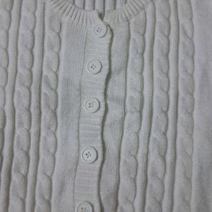 White Woolen Top