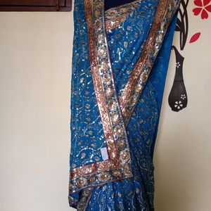 New Designer all over work saree