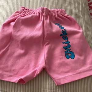 Shorts And T Shirt Set For Girls