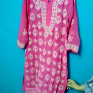 Chikankari Kurta With Inner