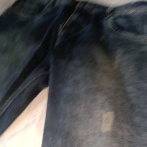 Stone Wash Jean Blackish Grey Colour