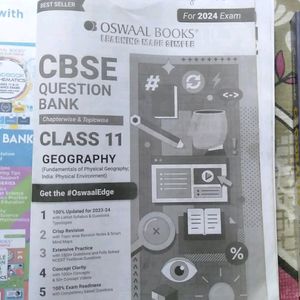 OSWAL X Geography Guide Book Combo Offer Class 11