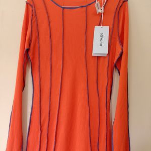 Urbanic By Savana Orange Bodycon Dress