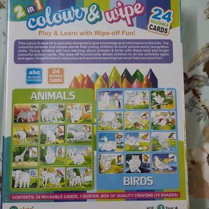 Brand New Colour And Wipe 3+ Years Kids