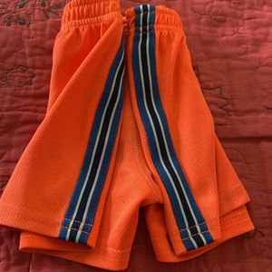 Kids Dryfit Shorts - Orange