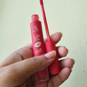 Korean Pink(waterproof) Matte Lipstick With Heart