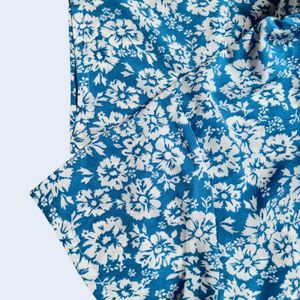 Sky Blue Floral Shirt