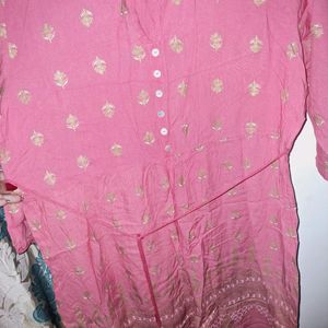 Pink Kurta Good Condition Like New