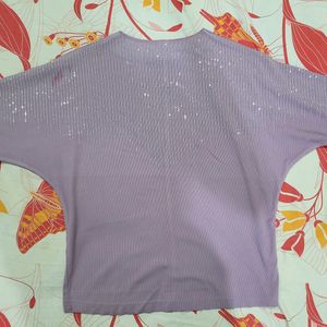 Heavy Partywear Lavender Top